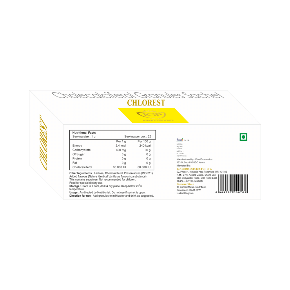 IGP Mediventures Chlorest Sachet (1gm Each) Sachet - Image 2