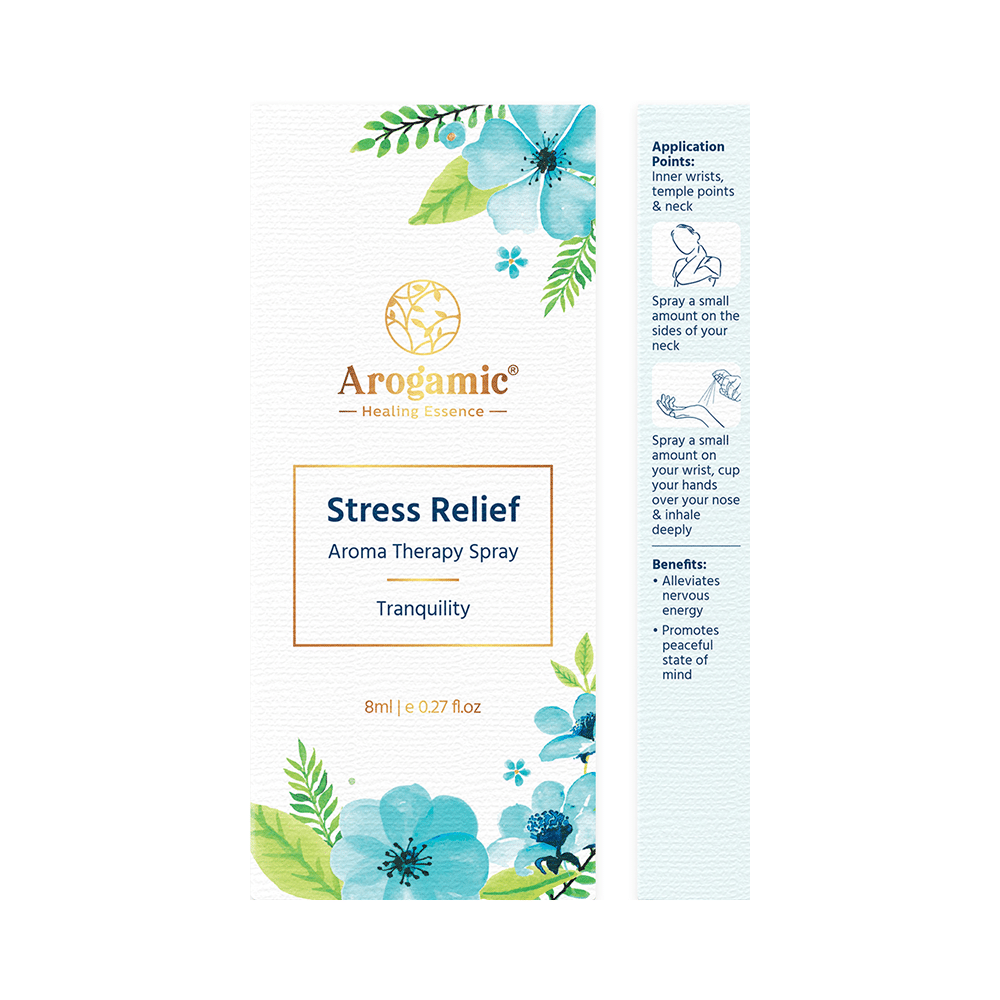 Arogamic Stress Relief Aroma Therapy Spray (8ml Each) - Image 3