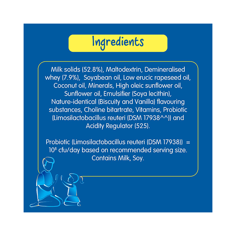 Nestle Lactogrow Nutritious Milk Drink (2 to 6 Years)  Flavour Biscuity and Vanilla - Image 6