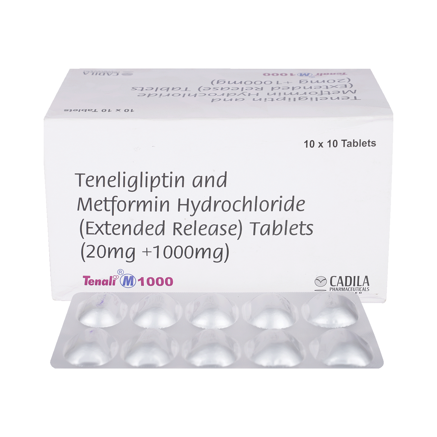 Tenali M 1000mg/20mg Tablet ER