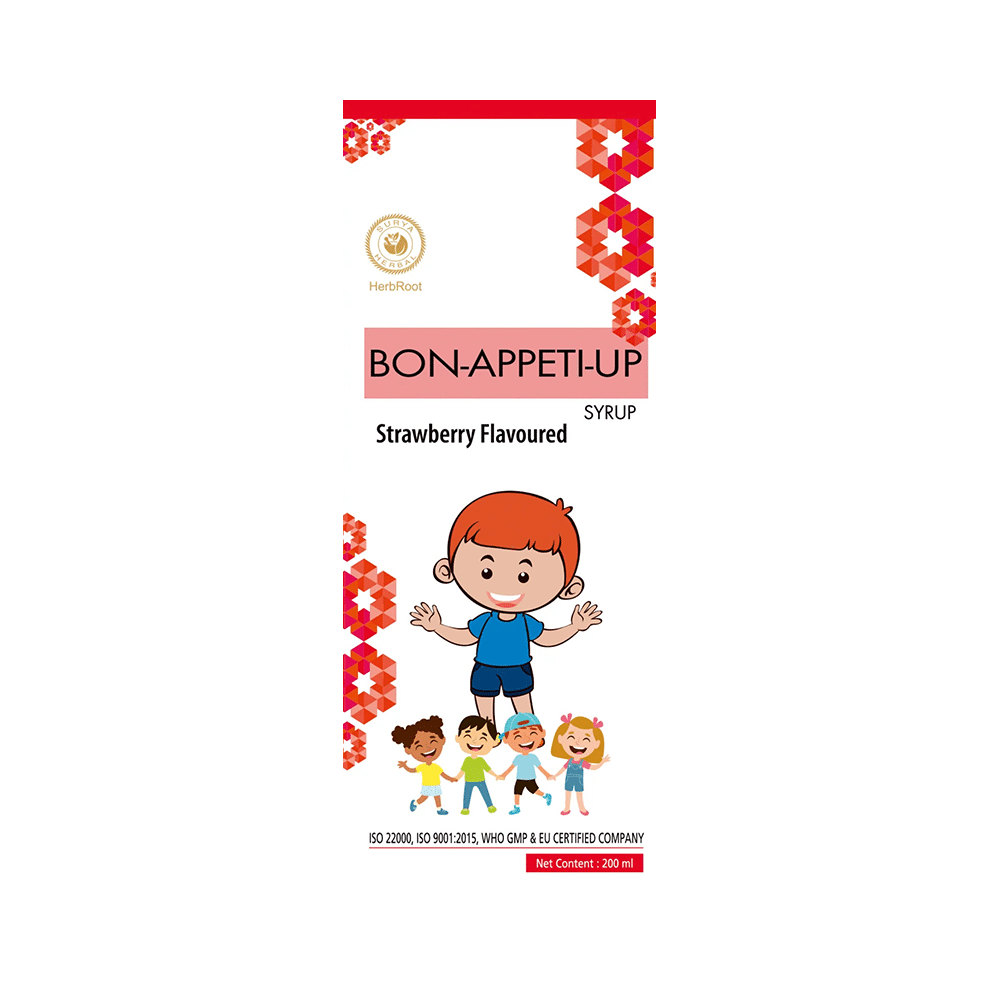 Surya Herbal Bon-Appeti-Up Syrup (200ml Each) Strawberry - Image 2