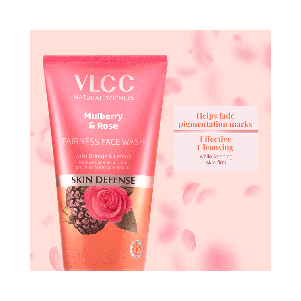 VLCC Combo Pack of  Neem Tea Tree & Mulberry Rose & Turmeric Berberis Face Wash (150ml Each) - Image 7