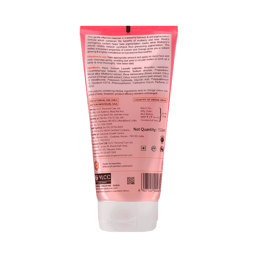 VLCC Combo Pack of  Neem Tea Tree & Mulberry Rose & Turmeric Berberis Face Wash (150ml Each) - Image 2