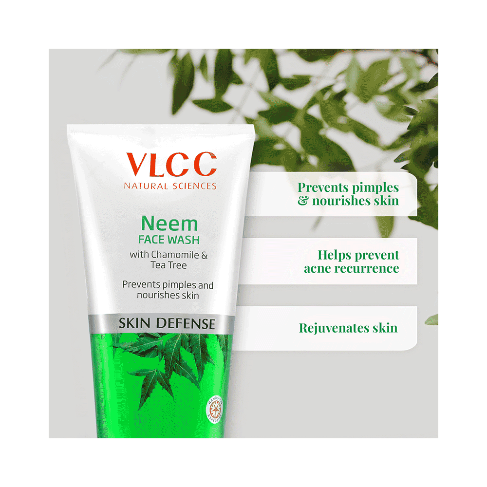 VLCC Combo Pack of  Neem Tea Tree & Mulberry Rose & Turmeric Berberis Face Wash (150ml Each) - Image 9