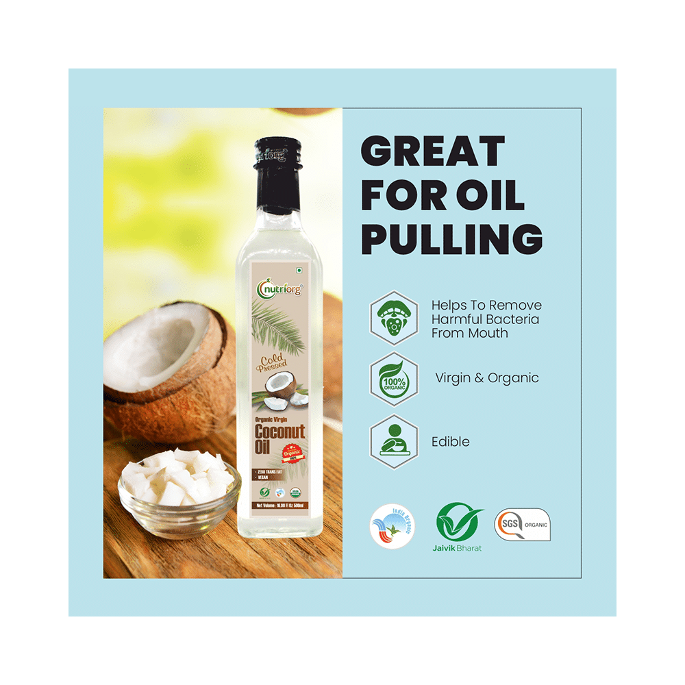 Nutriorg Cold Pressed Organic Coconut Virgin Oil - Image 6