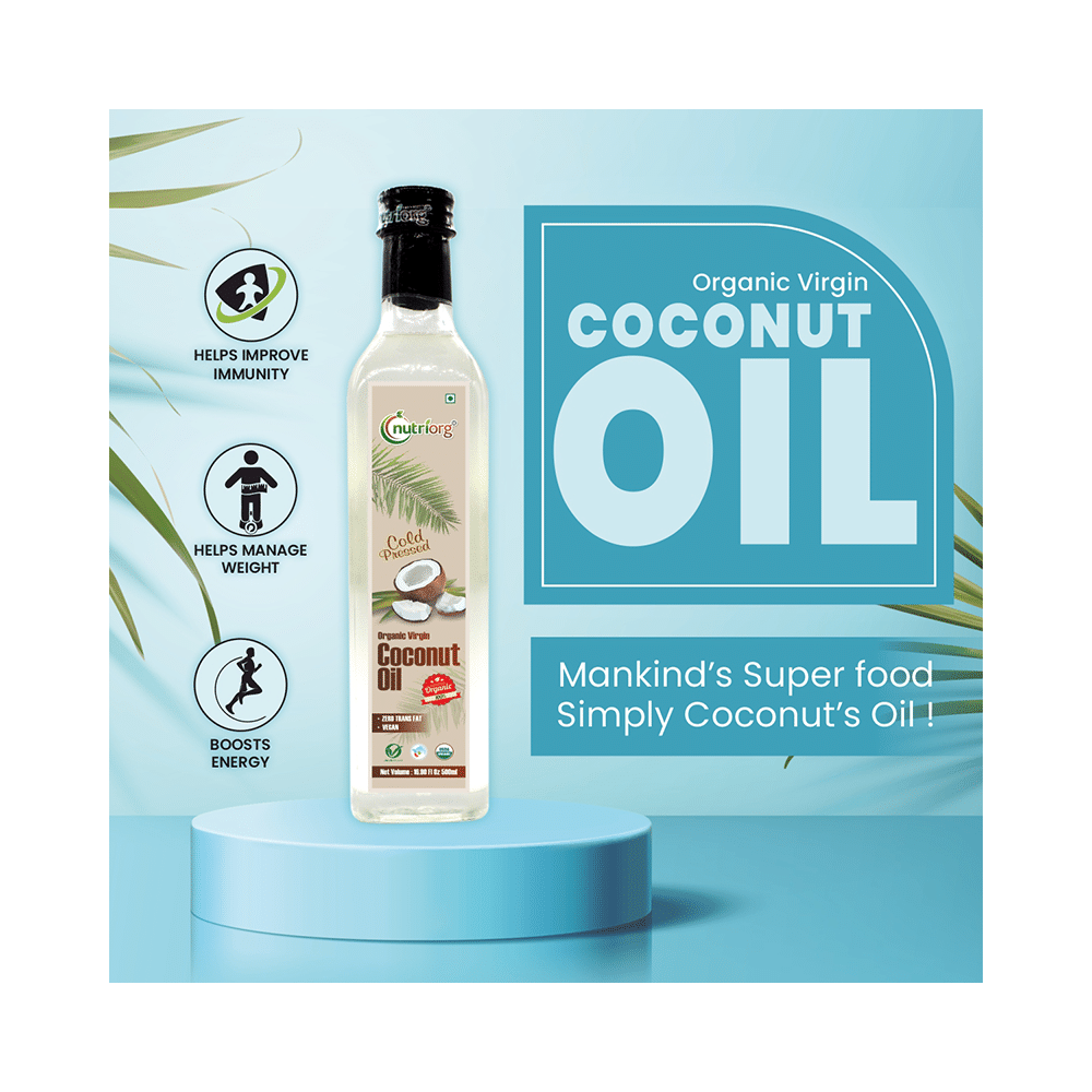 Nutriorg Cold Pressed Organic Coconut Virgin Oil - Image 7