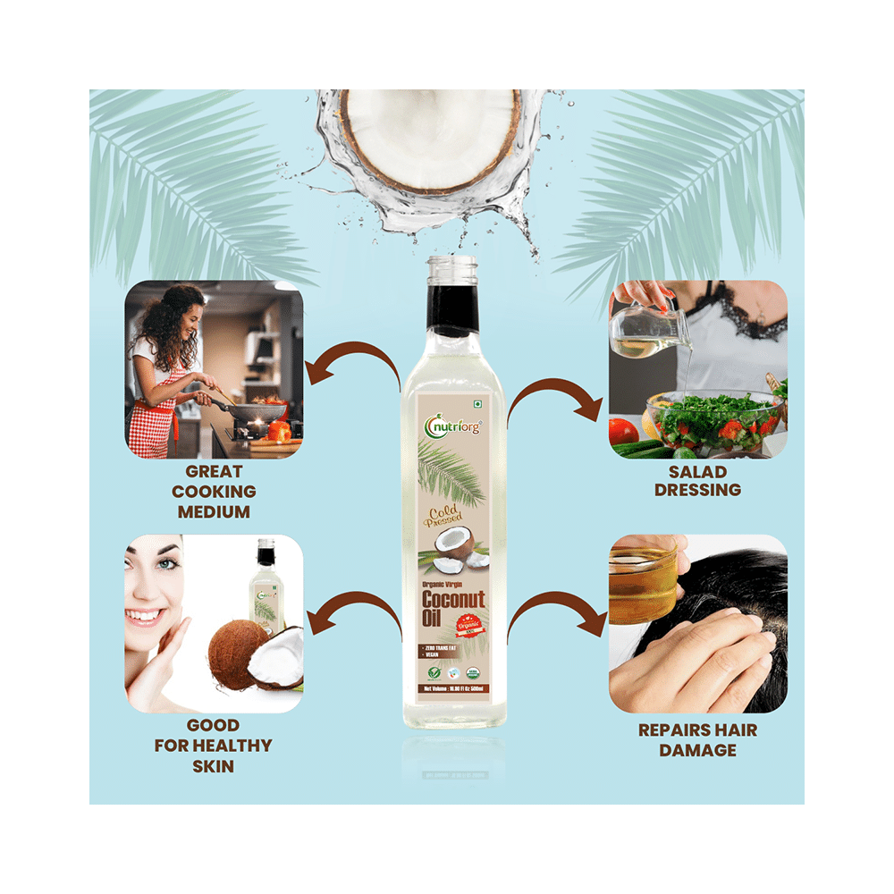 Nutriorg Cold Pressed Organic Coconut Virgin Oil - Image 5