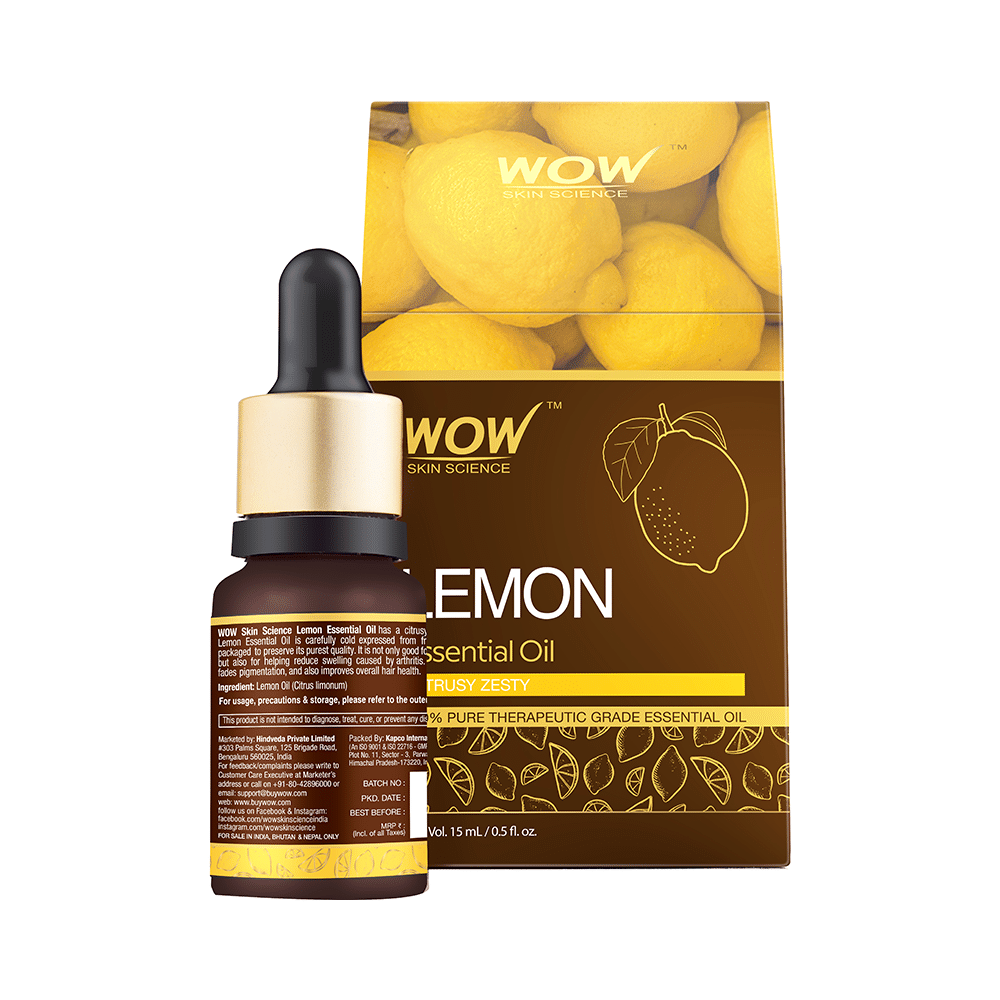 WOW Skin Science Lemon Essential Oil - Image 2