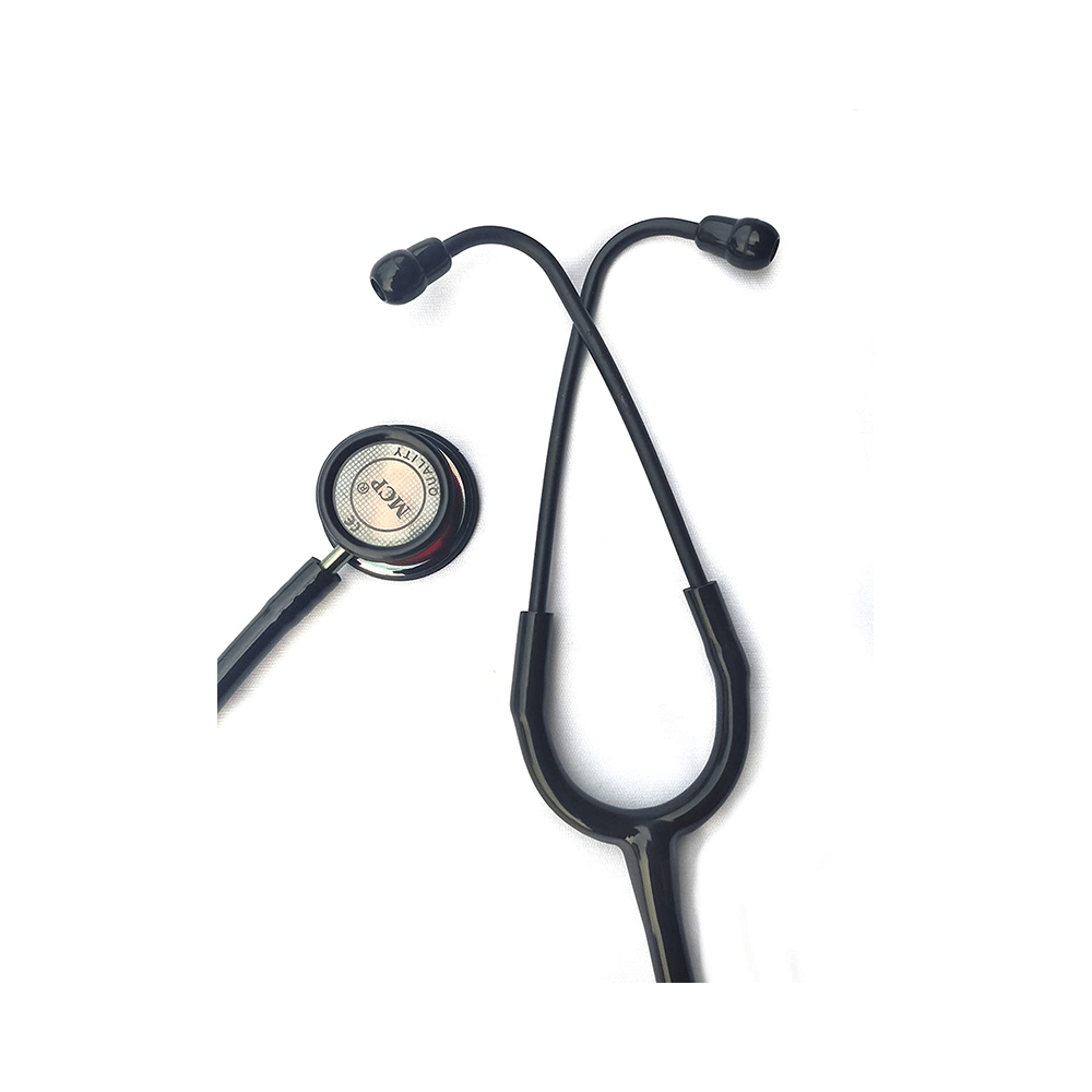 MCP Premium Quality Rainbow-Finish Chest-Piece Stethoscope Black - Image 3