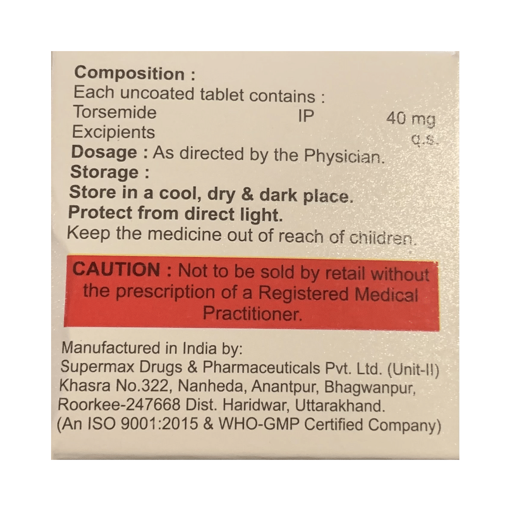 Torasta 40 Tablet - Image 2