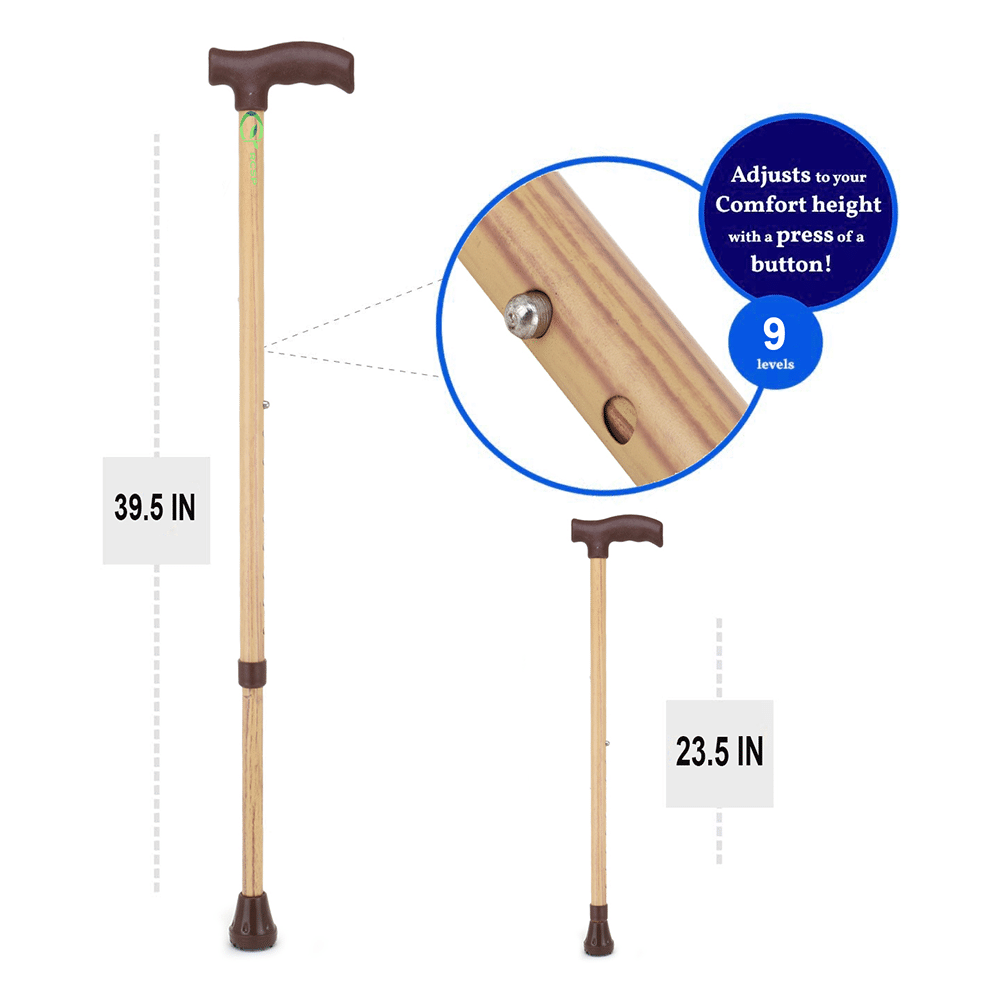 RCSP Wooden Coating Walking Stick - Image 4