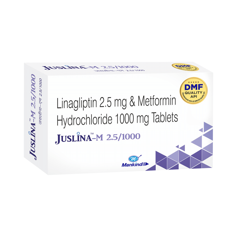Juslina M 1000mg/2.5mg Tablet - Image 1