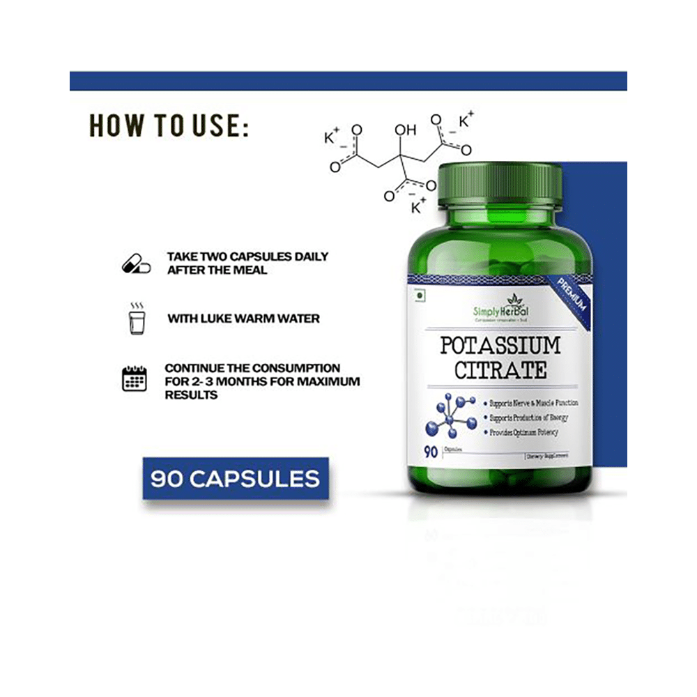 Simply Herbal Potassium Citrate Capsule - Image 4