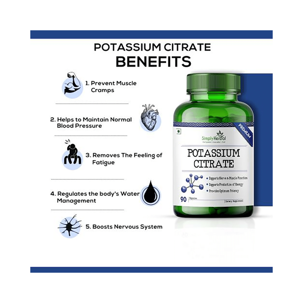 Simply Herbal Potassium Citrate Capsule - Image 3