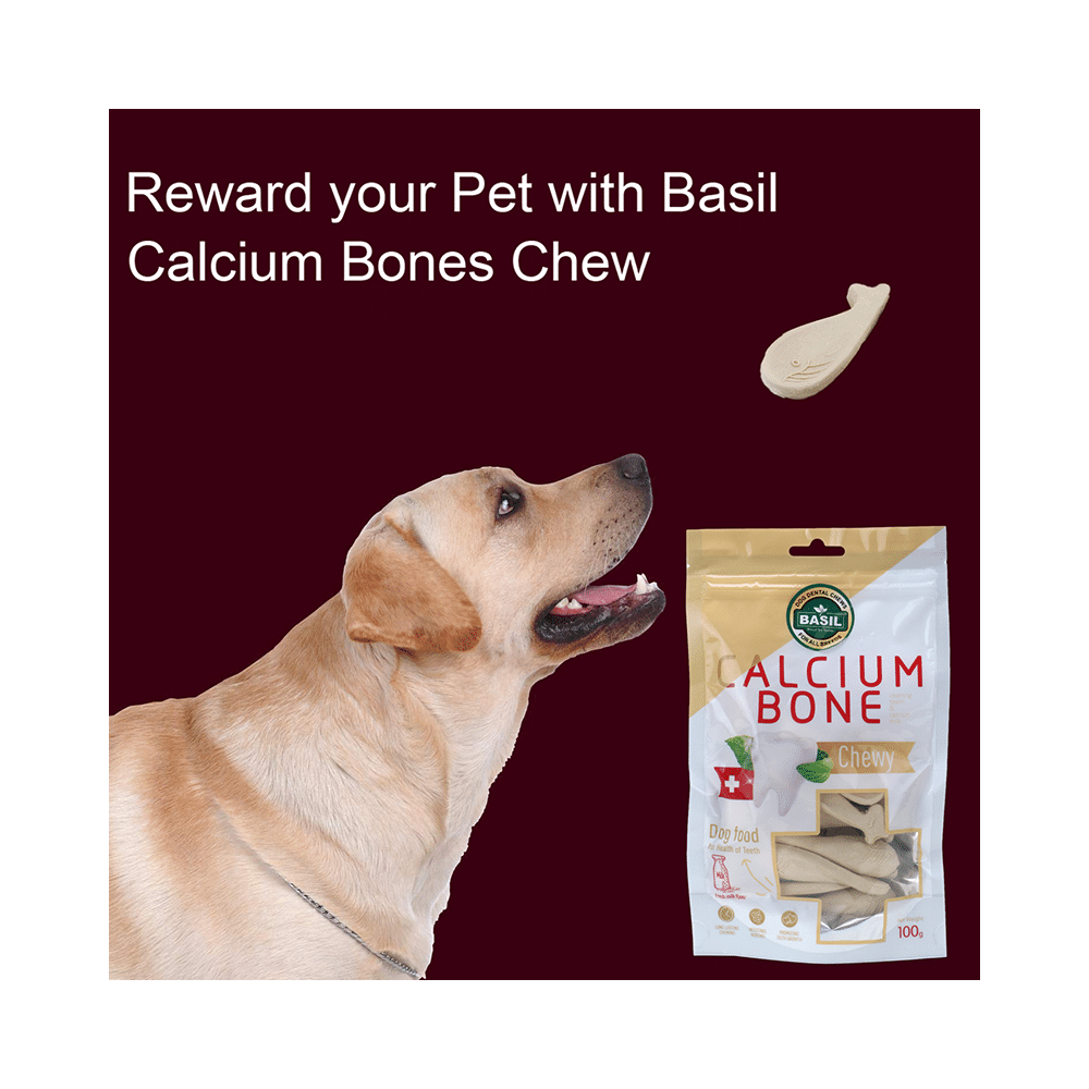 Basil Calcium Bone Chewy (100gm Each) - Image 6