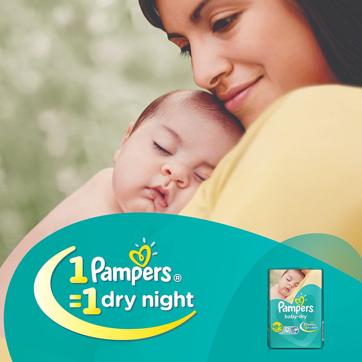 Pampers Baby-Dry New Born to Small Diaper NB-S - Image 2