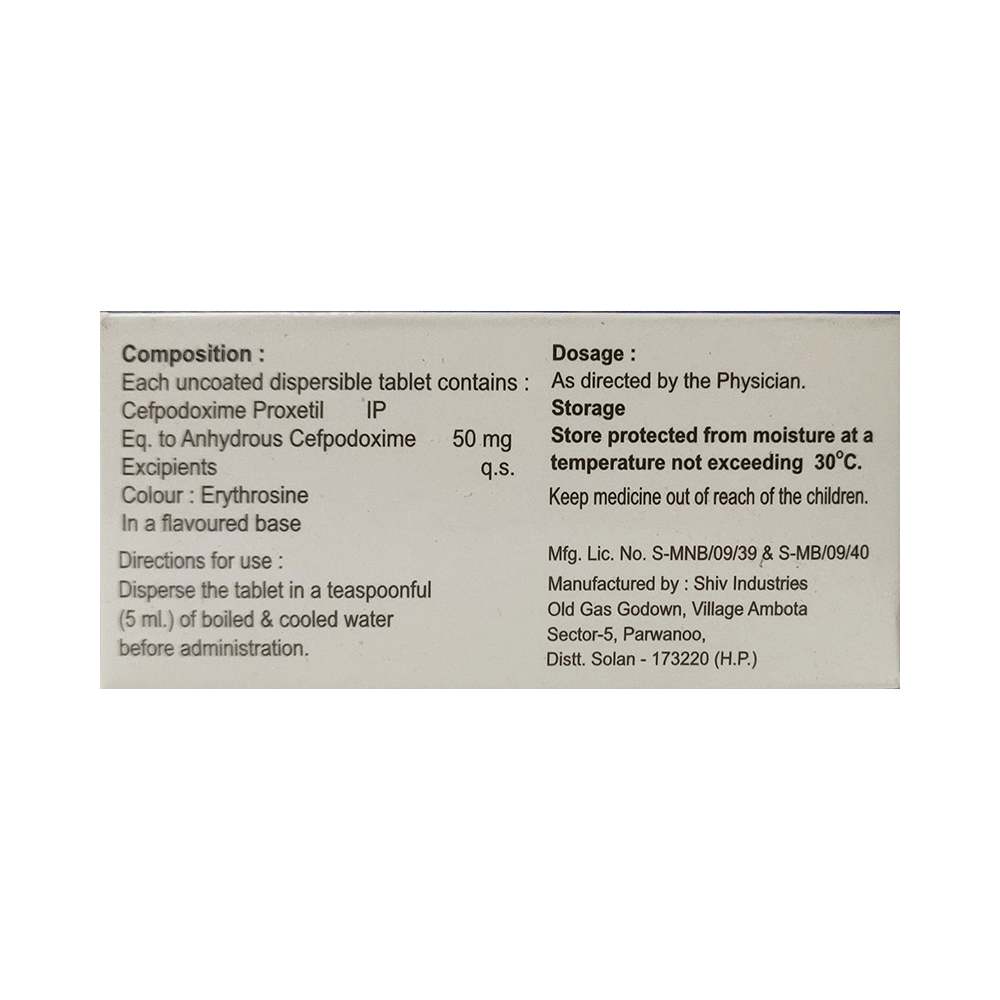 Sactum-O 50 Tablet DT - Image 2