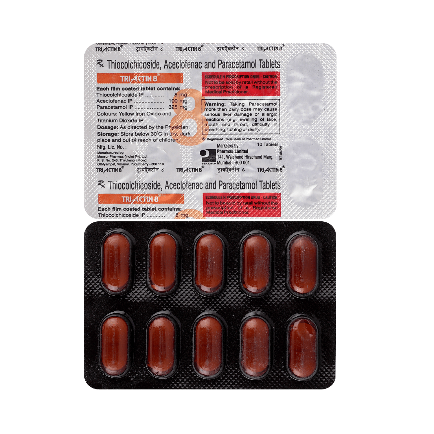 Triactin 8 Tablet - Image 1