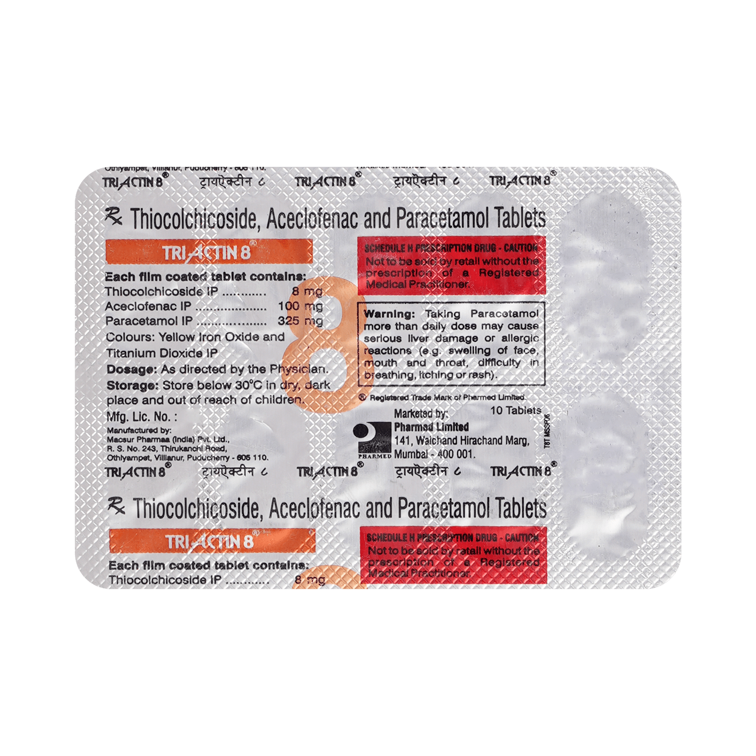 Triactin 8 Tablet - Image 3