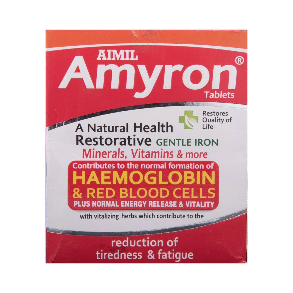 Aimil Amyron Tablet for Healthy Haemoglobin & Red Blood Cells - Image 2