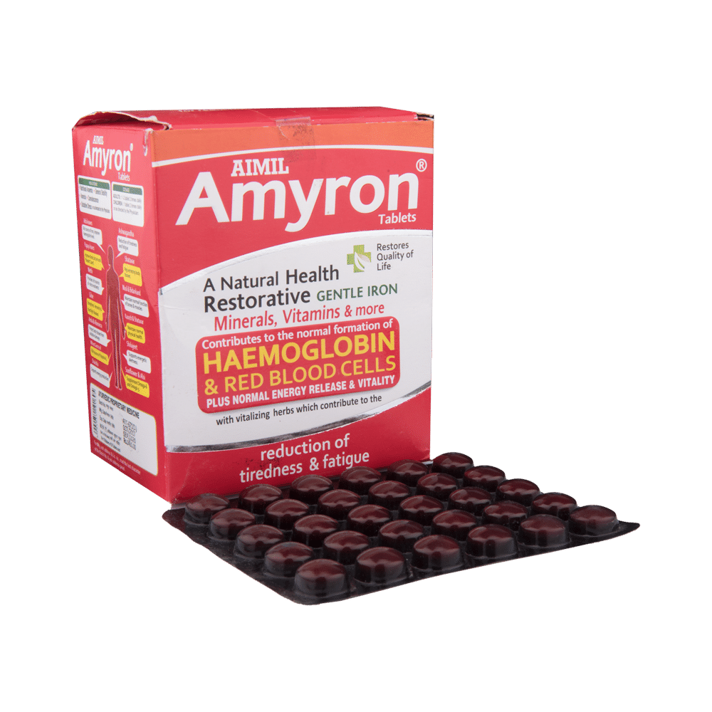 Aimil Amyron Tablet for Healthy Haemoglobin & Red Blood Cells