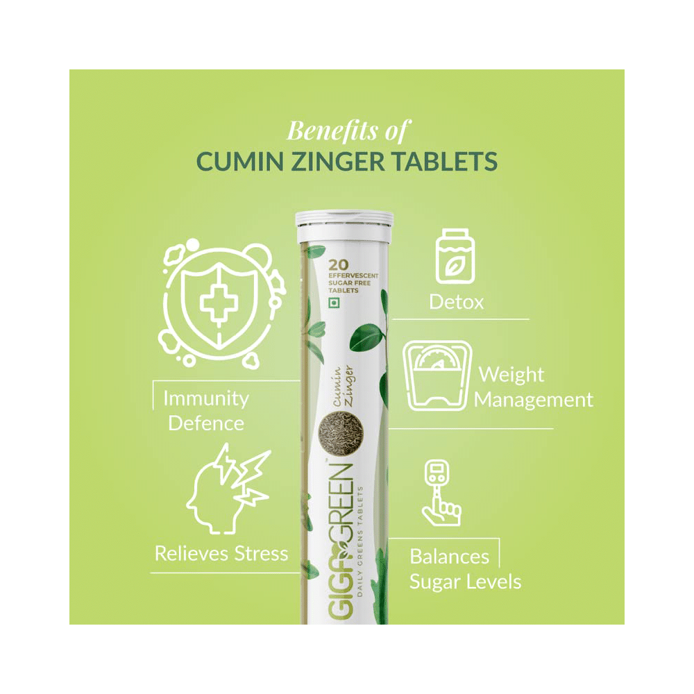 Anisue Healthcare Gigagreen Effervescent Tablet (20 Each) Lemony lime - Image 3