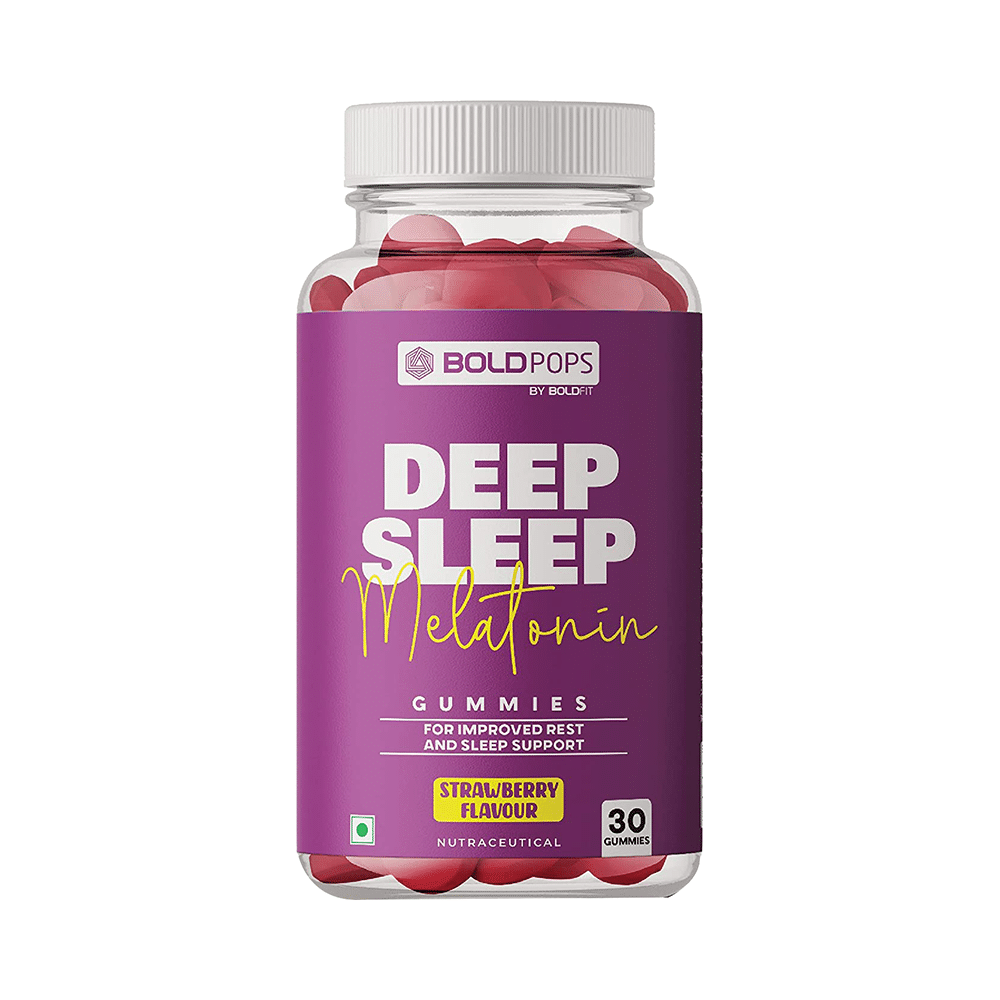 Boldpops Deep Sleep Melatonin Gummies (30 Each) Strawberry - Image 1