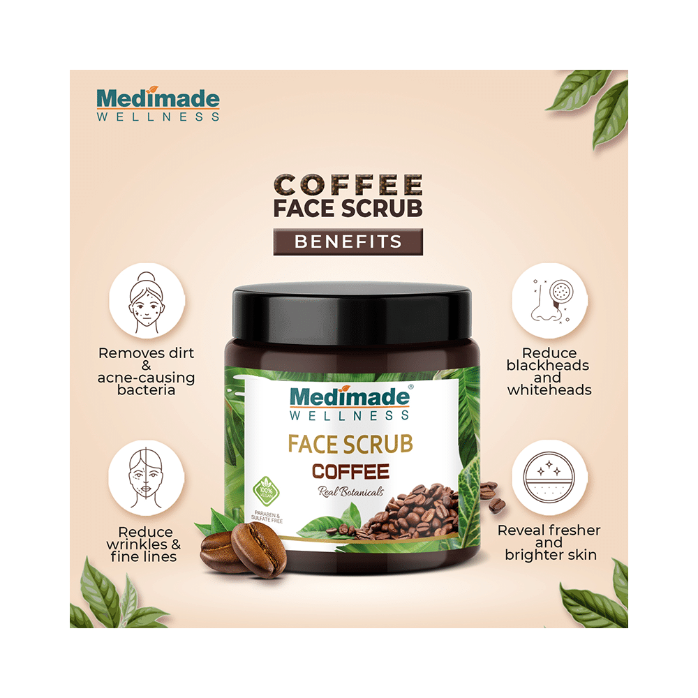 Medimade Wellness Coffee Face Scrub (100gm Each) - Image 3