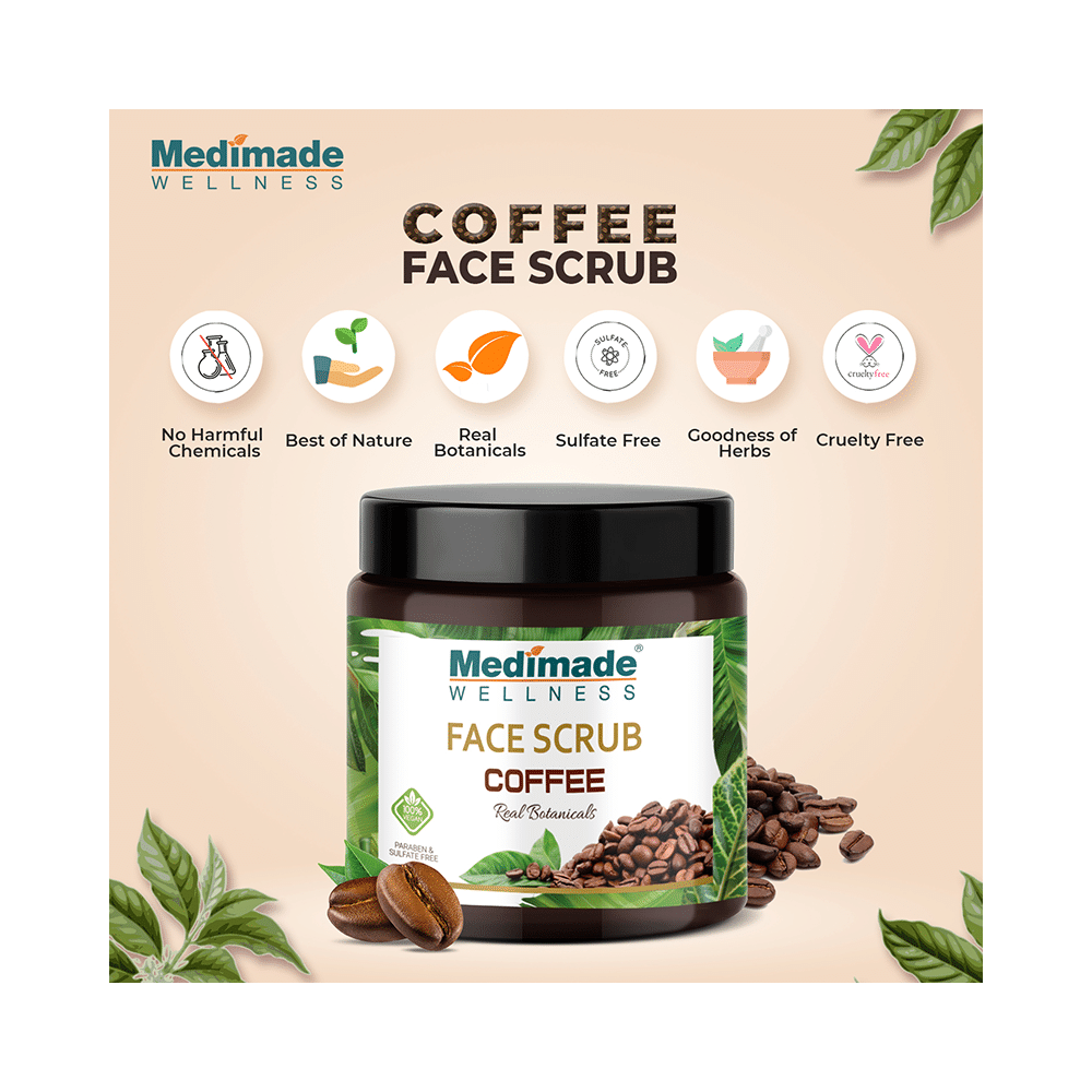 Medimade Wellness Coffee Face Scrub (100gm Each) - Image 4