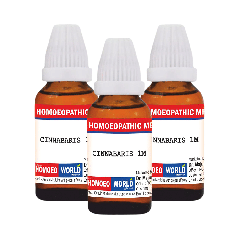 Dr. Majumder Homeo World Cinnabaris Dilution (30ml Each) 1M - Image 1