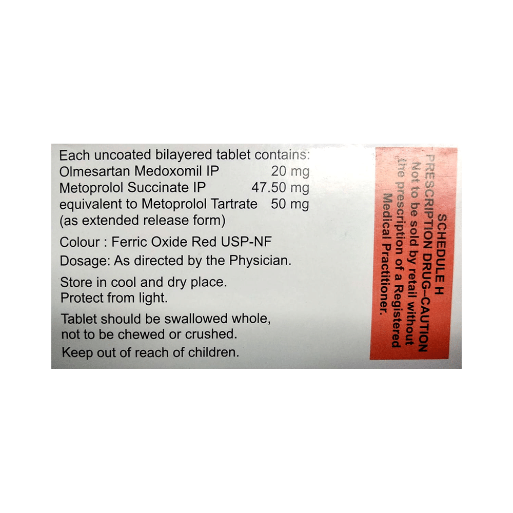 Olmesar-M 50 Tablet ER - Image 2