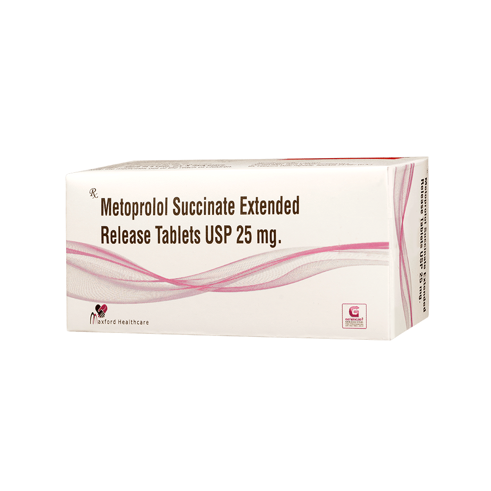 Genericart Metoprolol Succinate 25mg Tablet ER - Image 1