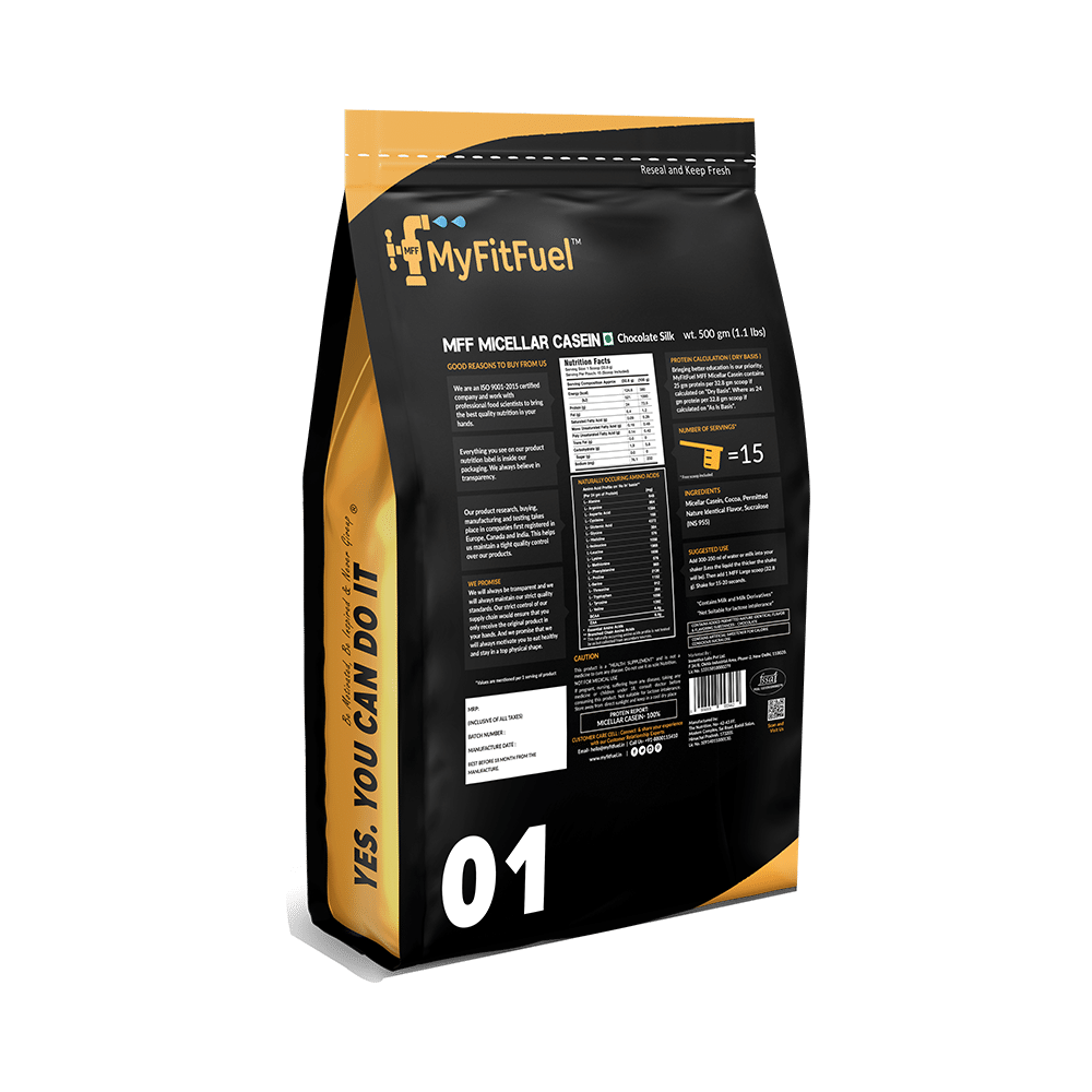 MyFitFuel Micellar Casein Powder Chocolate Silk - Image 2