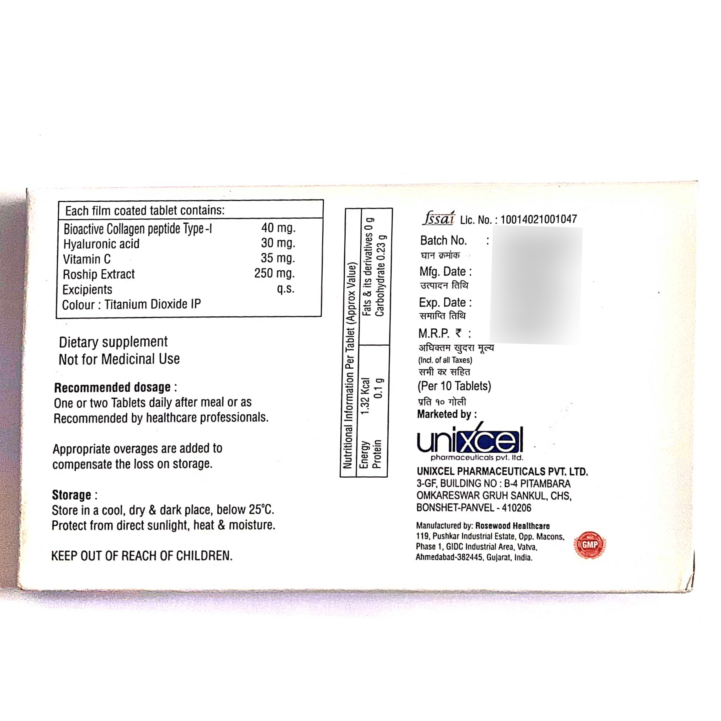 Unixcel Stabix XT Tablet (10 Each) - Image 2
