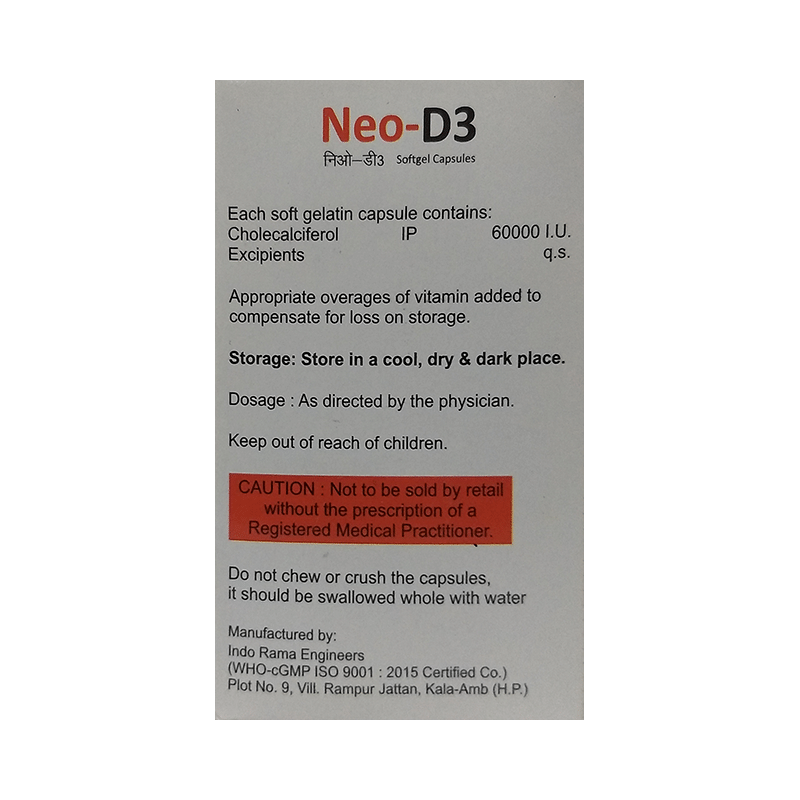 Neo-D3 Softgel Capsule - Image 2