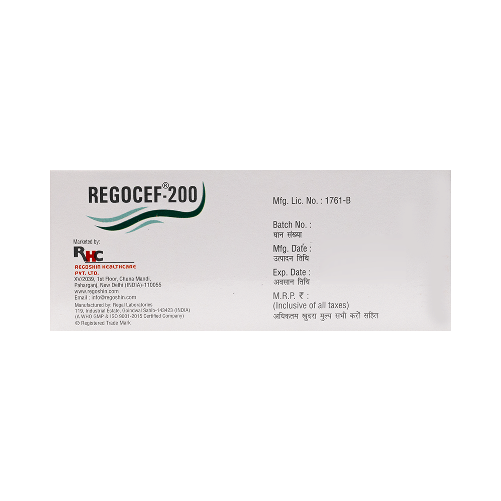 Regocef 200 Tablet - Image 3