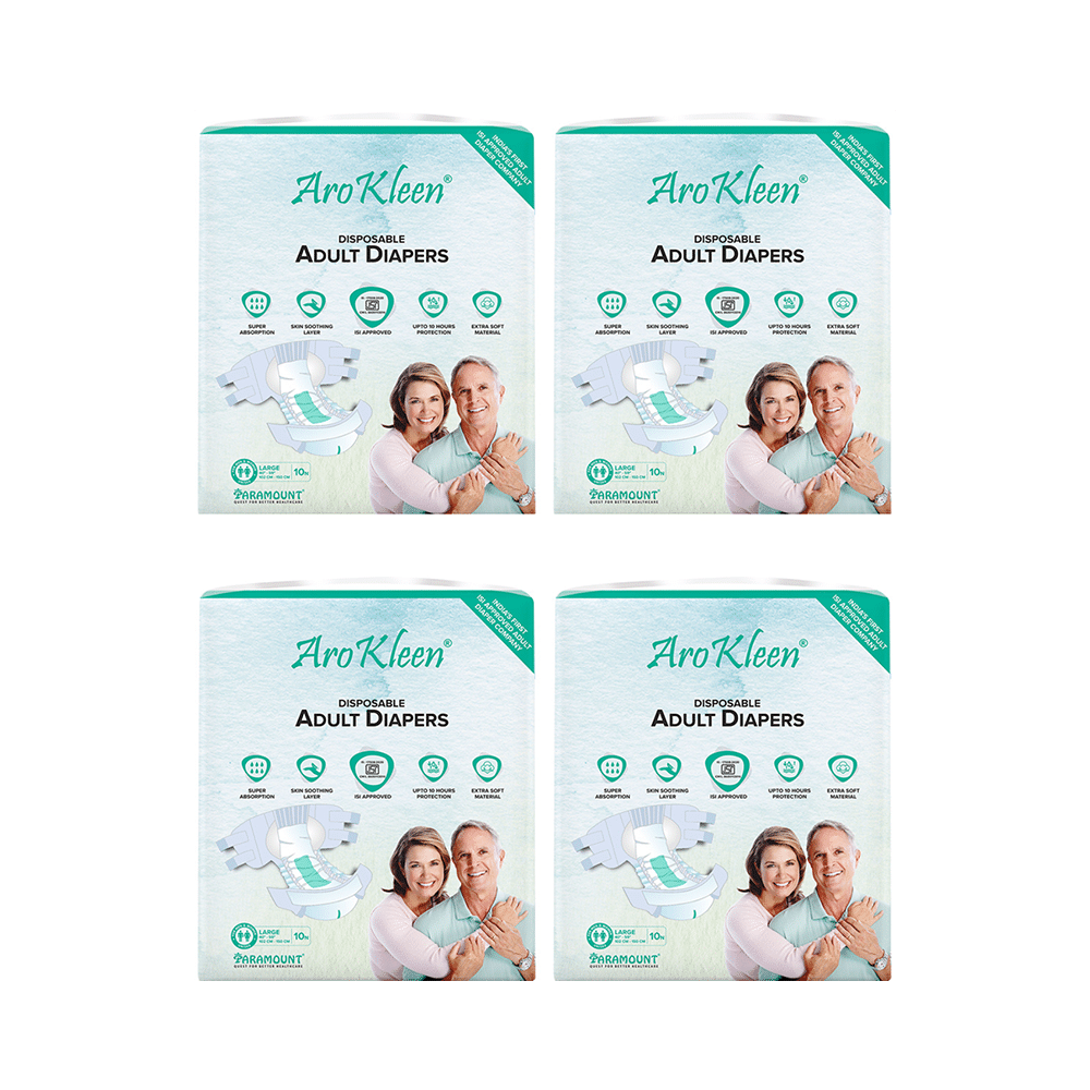 Arokleen Disposable Adult Diaper (10 Each) Large