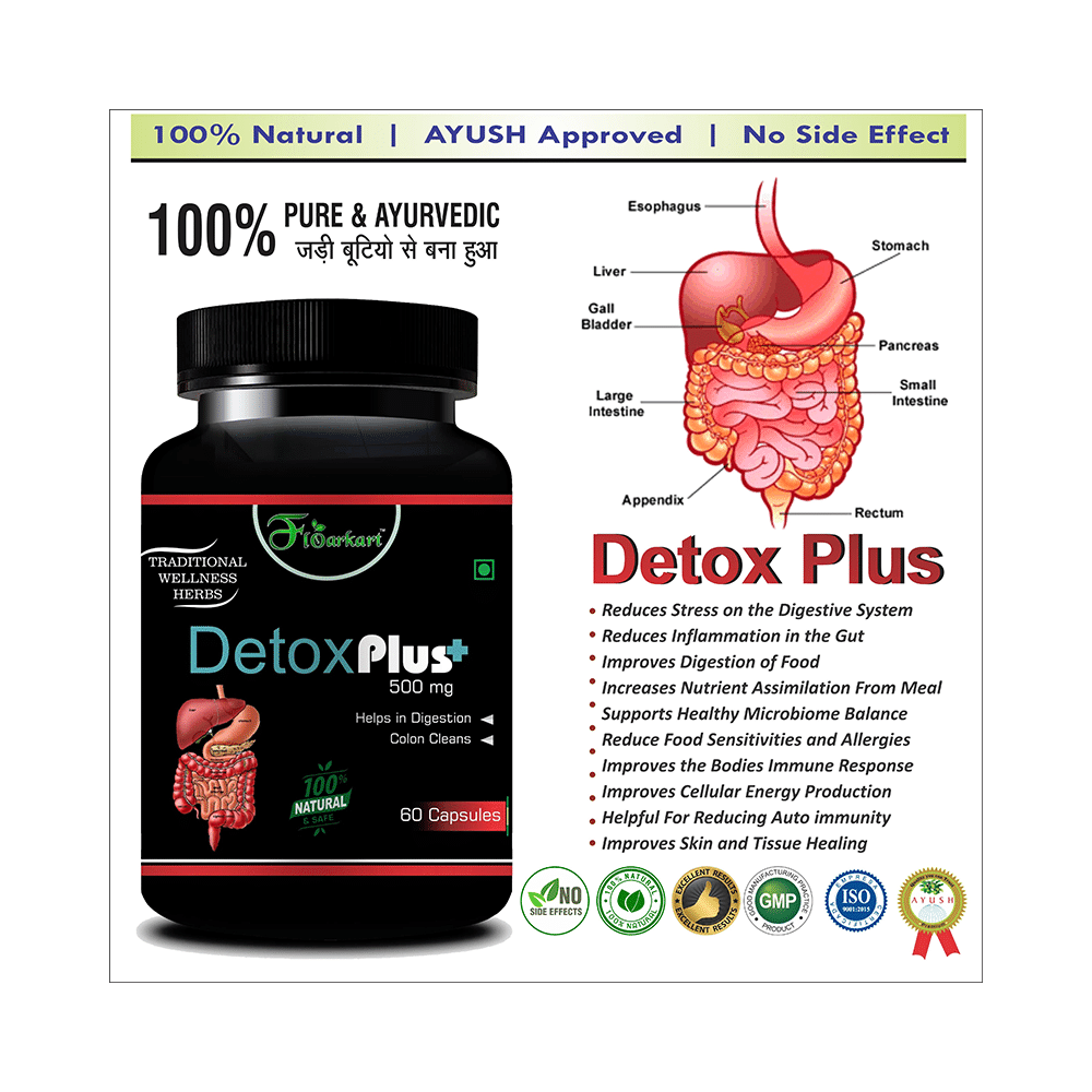 Floarkart Detox Plus 500mg Capsule - Image 4
