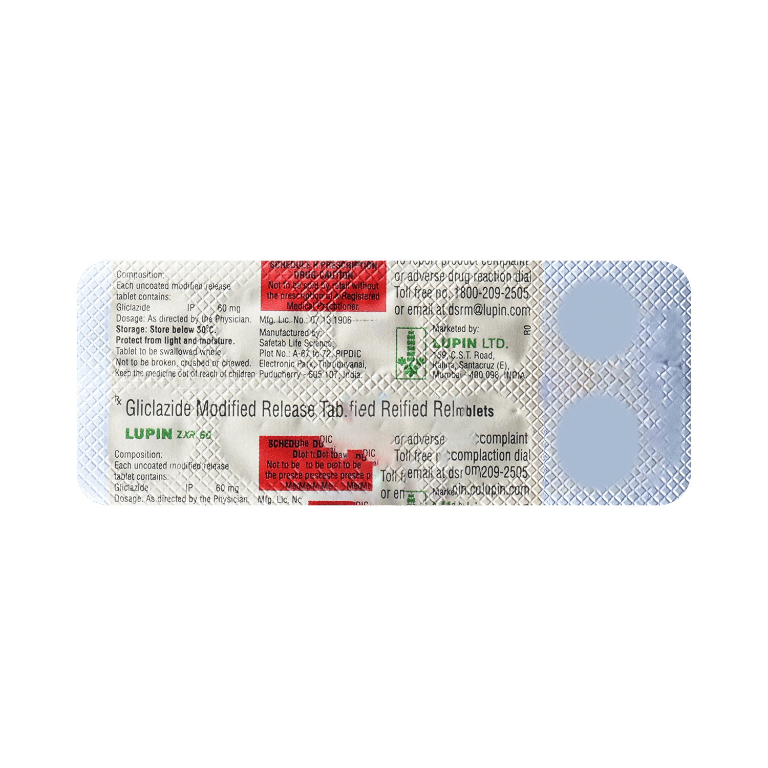 Lupin ZXR 60 Tablet - Image 5