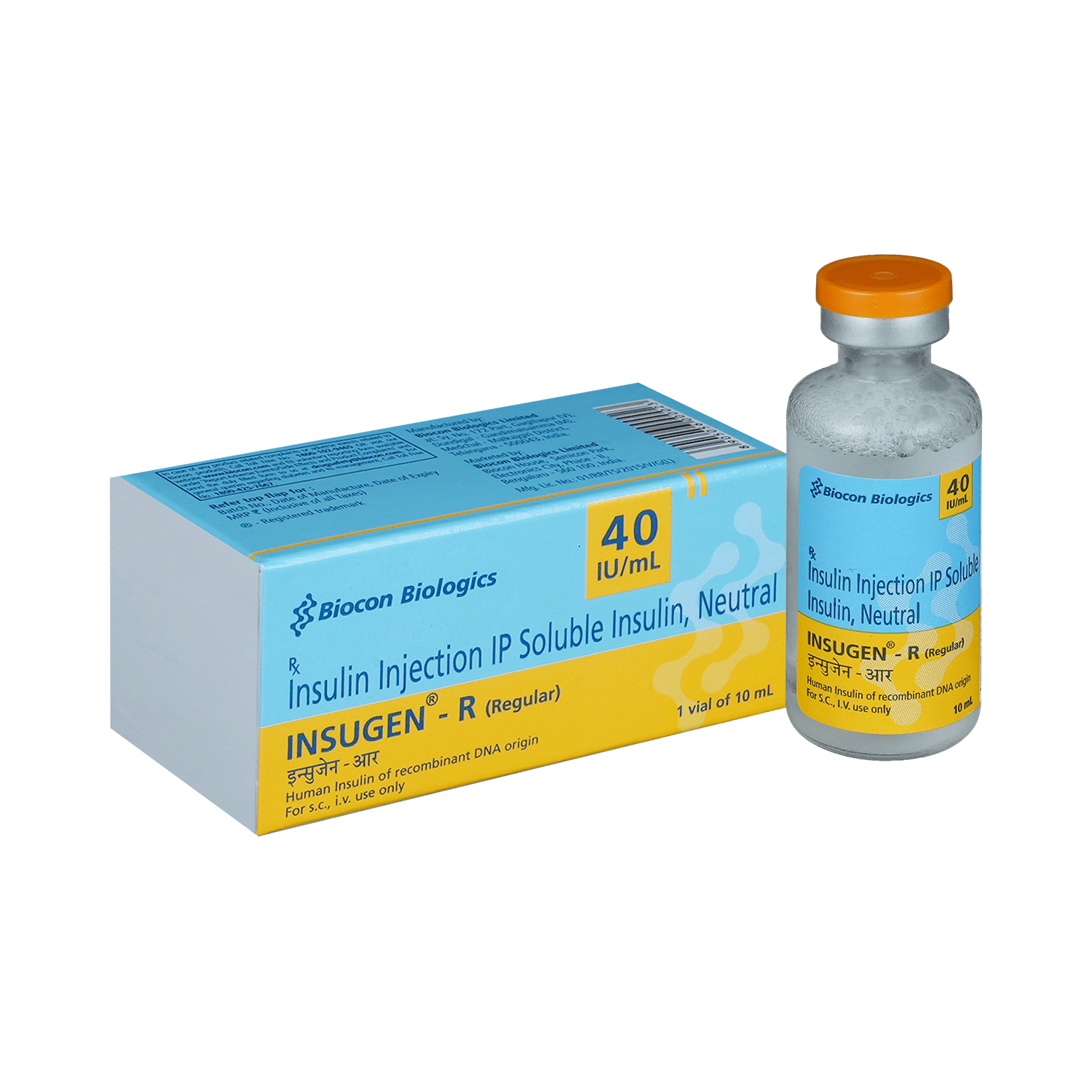 Insugen-R 40IU/ml Solution for Injection