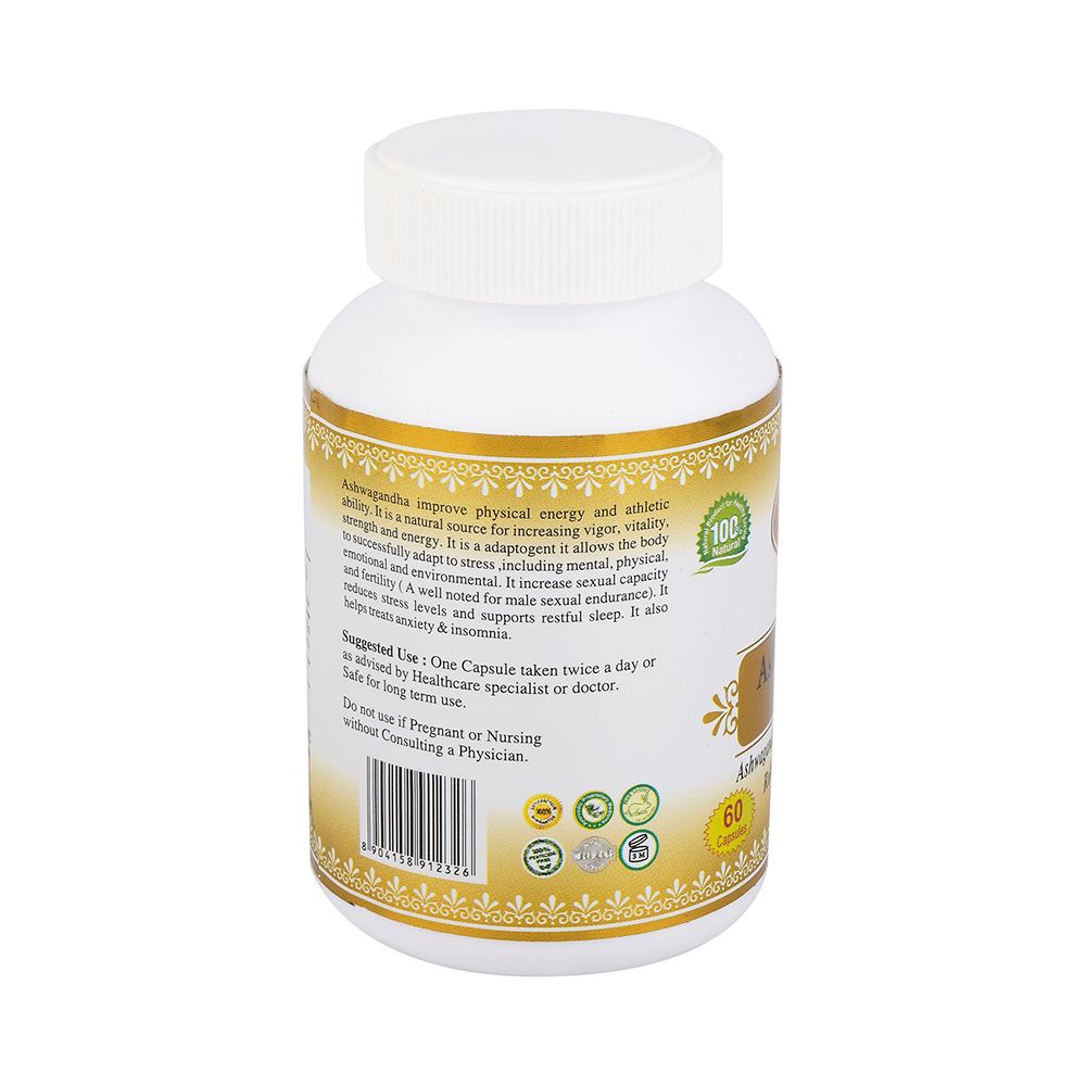 Naturmed's Ashwagandha 8% Withanolides Capsule - Image 3