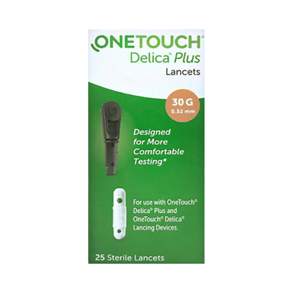 Combo of 2 Pack of OneTouch Select Plus Test Strip (50 Each) & 4 Pack of OneTouch Delica Plus Lancet (25 Each) - Image 8