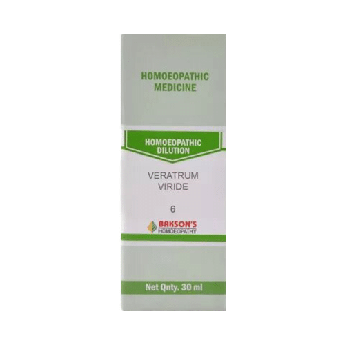 Bakson's Homeopathy Veratrum Viride  Dilution 6 - Image 3