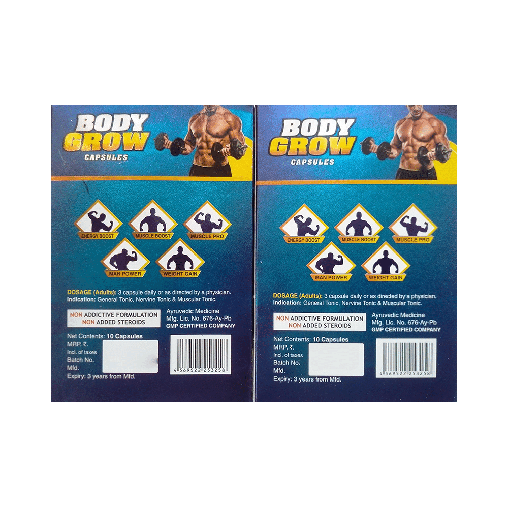 Dr Chopra Body Grow Capsule (10 Each) - Image 2