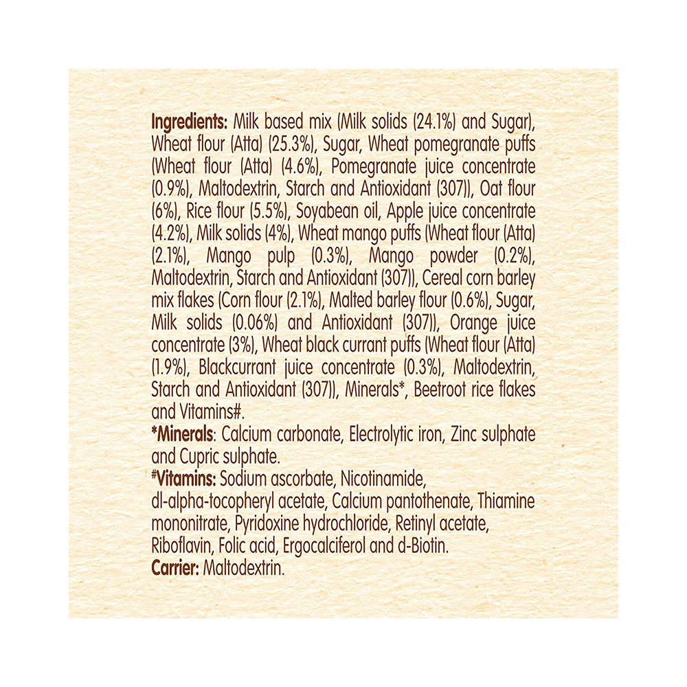 Nestle Ceregrow Multigrain Cereal with Milk & Fruits (from 3 to 6 Years) | For Immunity & Nutrition - Image 3