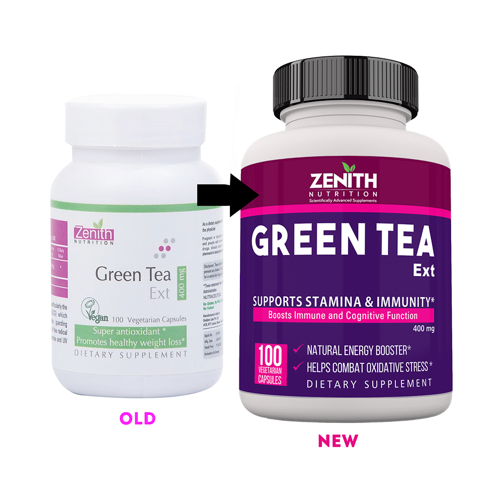 Zenith Nutrition Green Tea Extract 400mg Capsule - Image 6