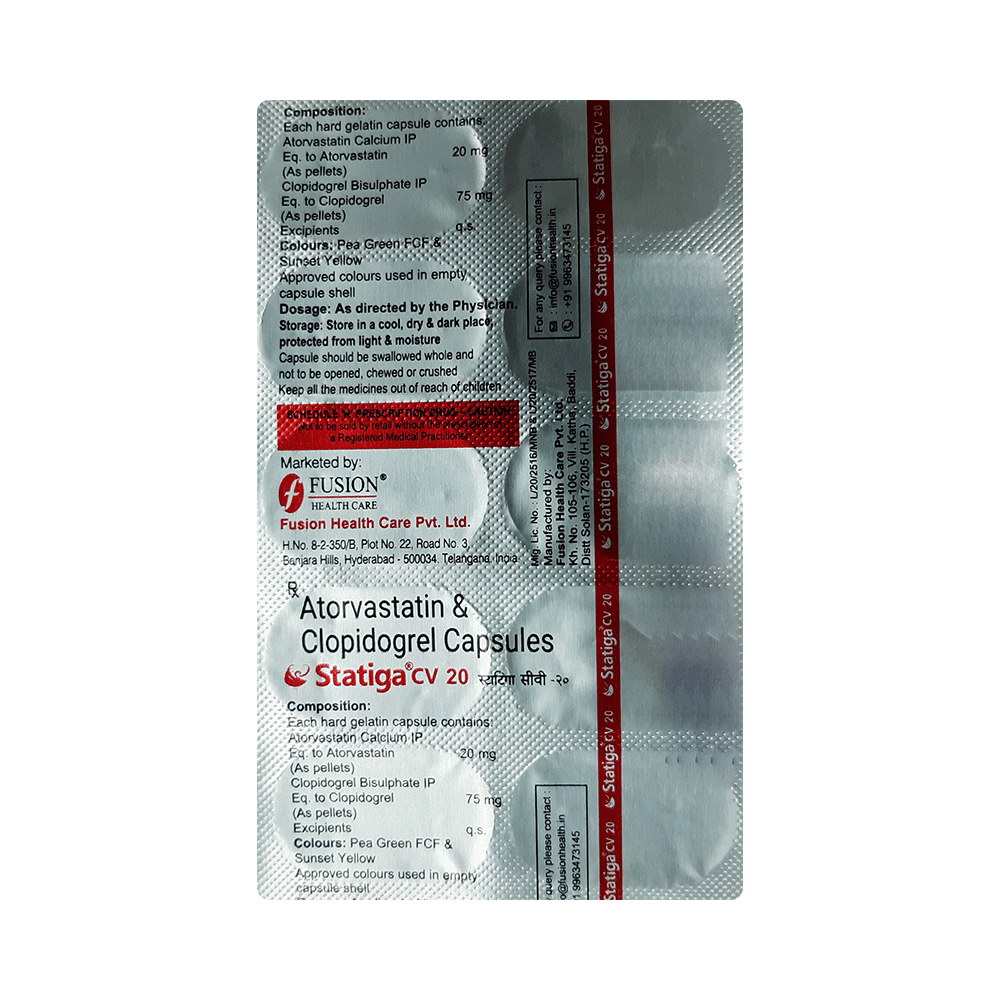 Statiga CV 20mg/75mg Capsule - Image 1