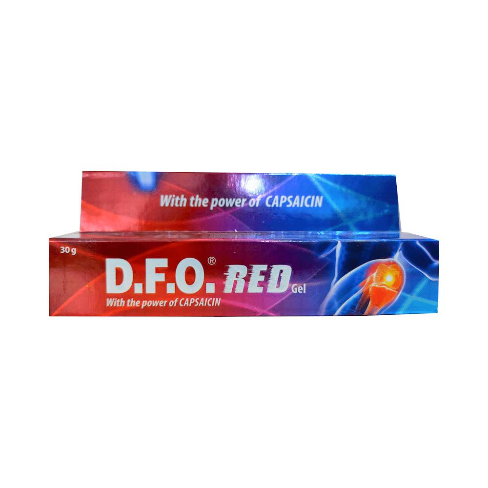D.F.O. Red Pain Relief Gel with Capsaicin