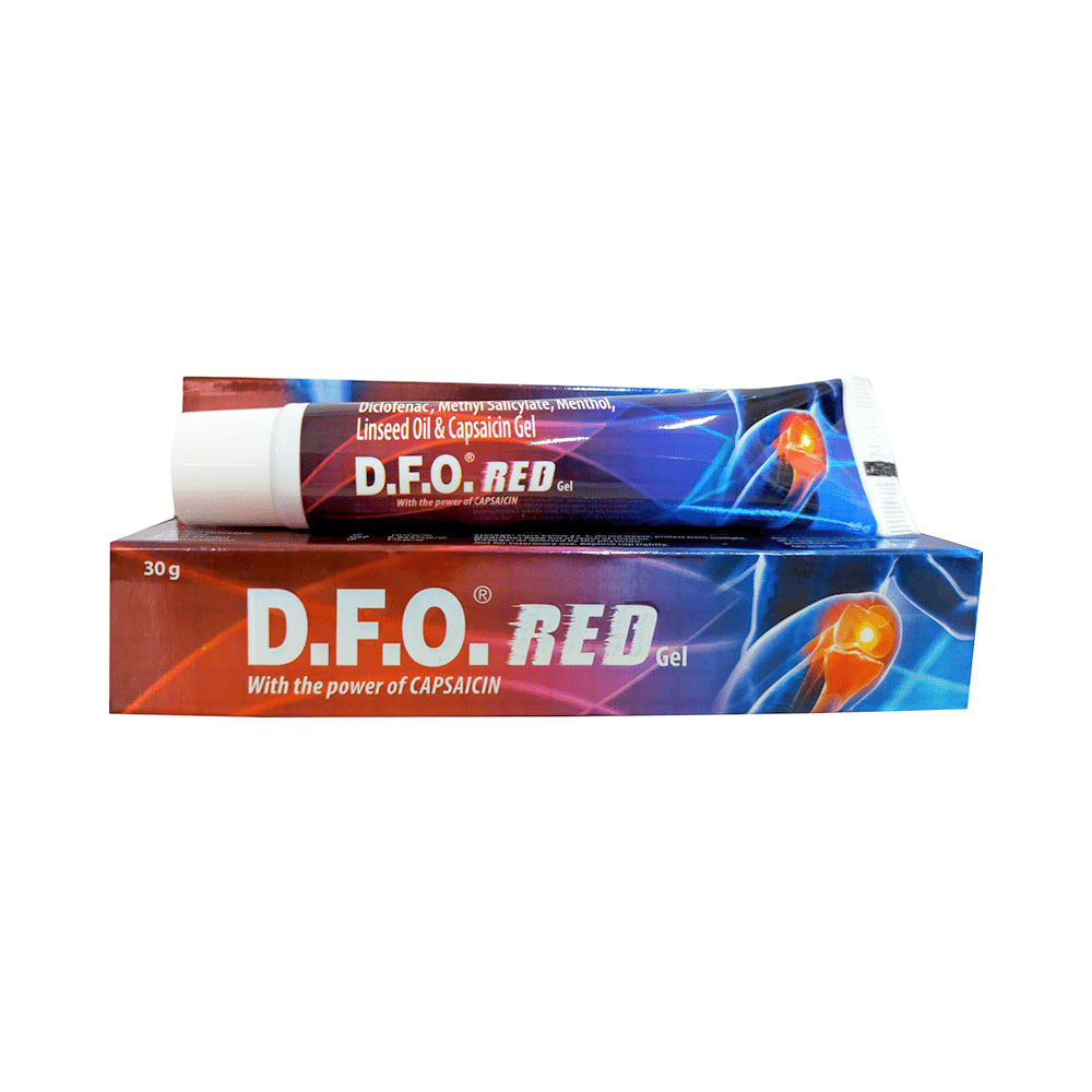 D.F.O. Red Pain Relief Gel with Capsaicin - Image 2