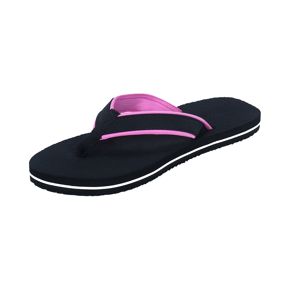 Doctor Extra Soft D 3 Women's Slippers with Bounce Back Technology Orthopaedic and Diabetic MCR Anti-skid Cushion Comfort Black Pink 8 - Image 5